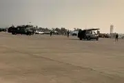 انفجار در پایگاه آمریکایی در بغداد+فیلم