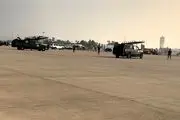 انفجار در پایگاه آمریکایی در بغداد+فیلم