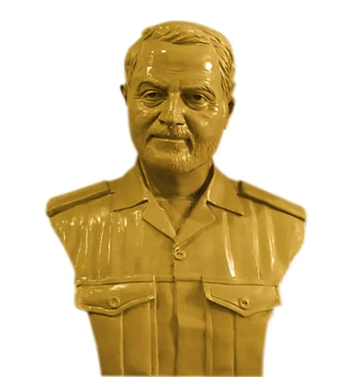 سردیس شهید سپهبد سلیمانی در میدان ولی‌عصر (عج) نصب شد+ عکس
