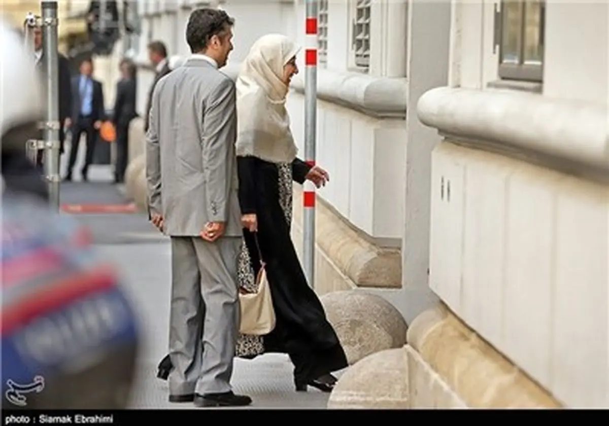همسر ظریف در پلهکوبورگ وین + عکس