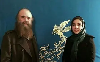 سارا صوفیانی و همسر کارگردانش در حرم امام رضا(ع)