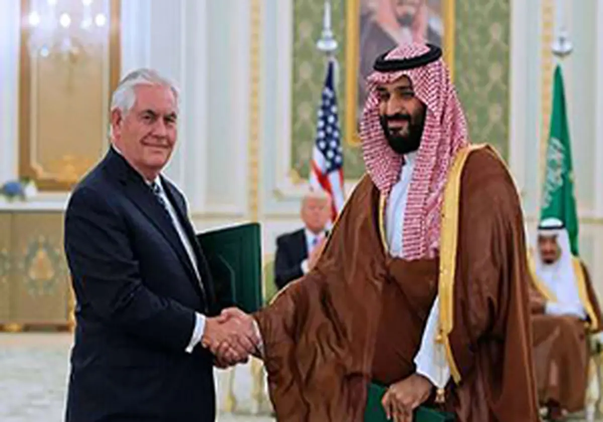 تیلر سون با ولیعهد عربستان دیدار و گفت وگو کرد