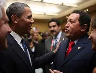 دعوای چاوز و اوباما بر سر رابطه با ایران