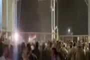  تجمع مردم عراق برای بازگشایی مرز با ایران در شلمچه+فیلم 