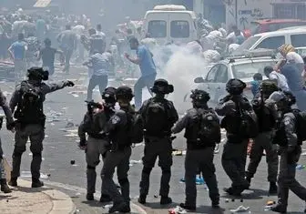 اشغالگران صهیونیست تظاهرات فلسطینیان را سرکوب کردند
