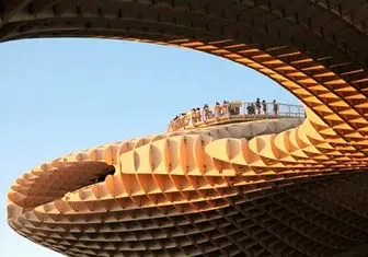 بزرگترین سازه چوبی جهان در اسپانیا + عکس