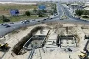  افراد ناشناس شبانه پروژه تقاطع حسینیه ثارالله یاسوج را تخریب کردند 