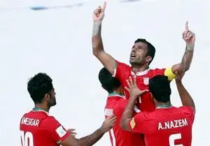 برتری ایران مقابل مکزیک در فوتبال ساحلی‌