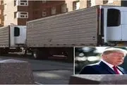استفاده از کامیون‌های حمل اجساد کرونایی برای انتقال مواد غذایی در آمریکا!

