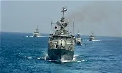 رزمایش دریایی روسیه در دریای خزر
