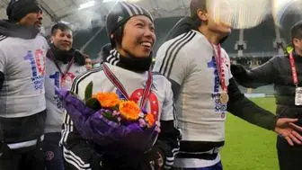 اولین زنی که قهرمان فوتبال حرفه‌ای مردان شد +عکس