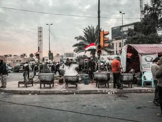 تجمع میلیونی در بغداد برای بزرگداشت سالگرد شهادت حاج قاسم و المهندس/گزارش تصویری