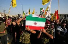 تشییع نیروهای حشد الشعبی و ایرانی در عراق/فیلم