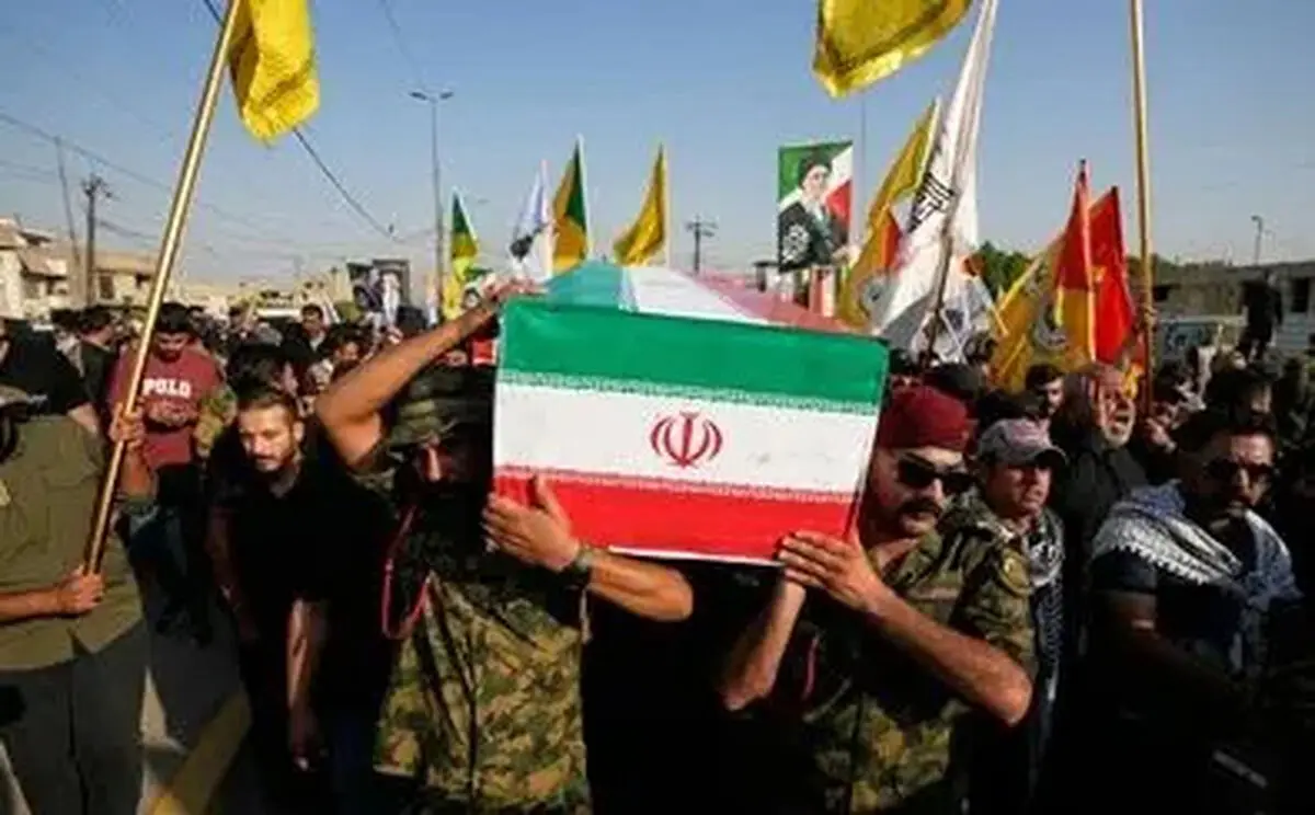 تشییع نیروهای حشد الشعبی و ایرانی در عراق/فیلم