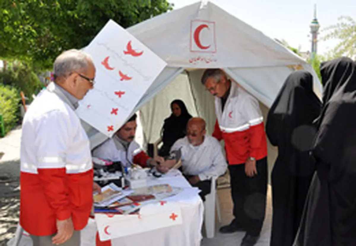 ۱۵ ایستگاه سلامت هلالاحمر در اردبیل دایر شد