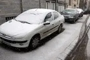  بارش برف در ارتفاعات تهران +فیلم