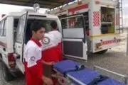 
انتقال مصدوم حادثه آتش سوزی گناوه به شیراز
