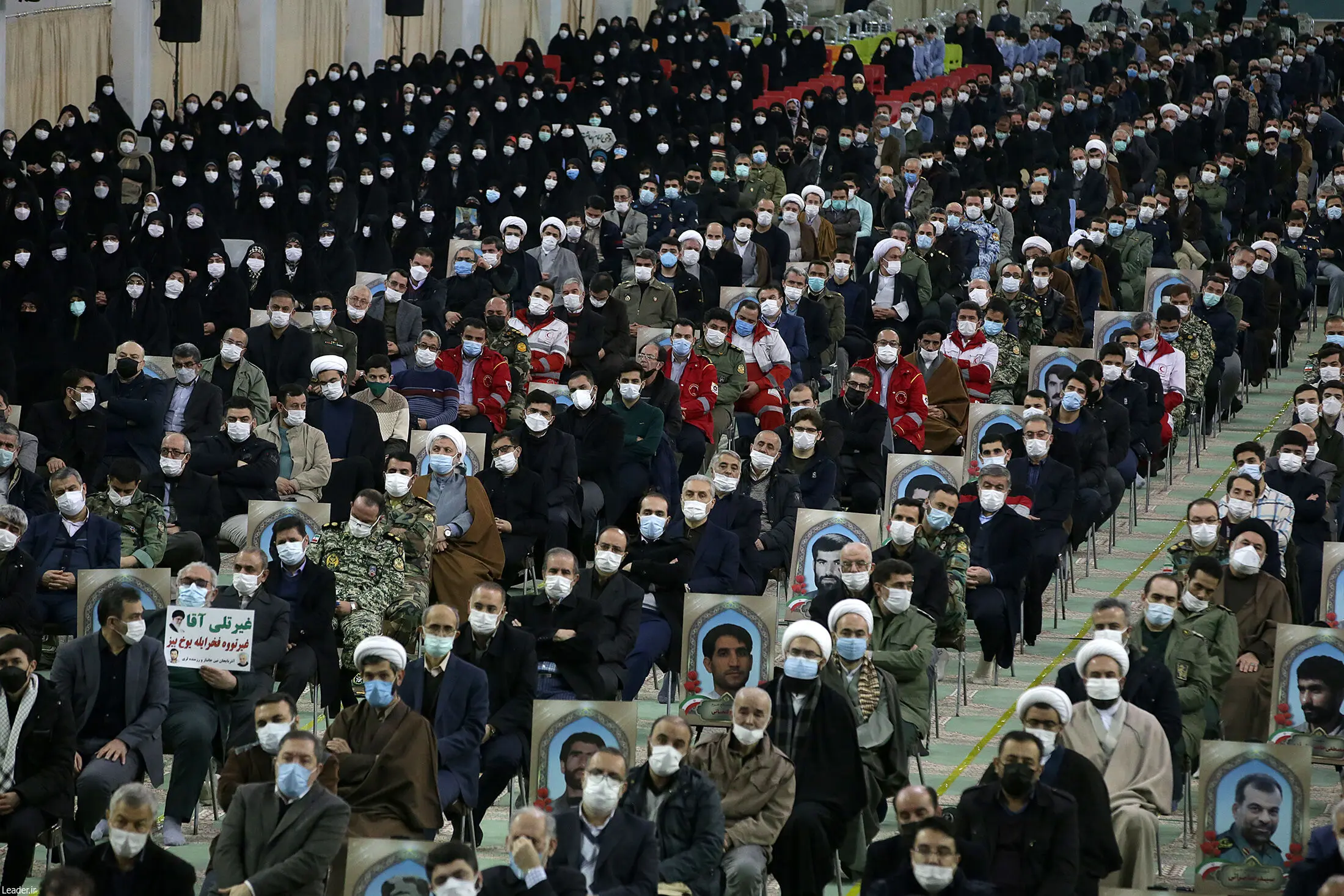 ارتباط تصویری رهبر معظم انقلاب با جمعی از مردم آذربایجان شرقی/گزارش تصویری