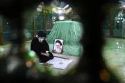 حضور رهبر انقلاب در مرقد مطهر امام راحل و گلزار شهدای بهشت زهرا/گزارش تصویری