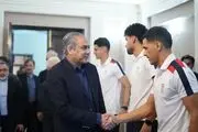 ملاقات اعضای تیم ملی با وزرای کشور ایران و پاکستان