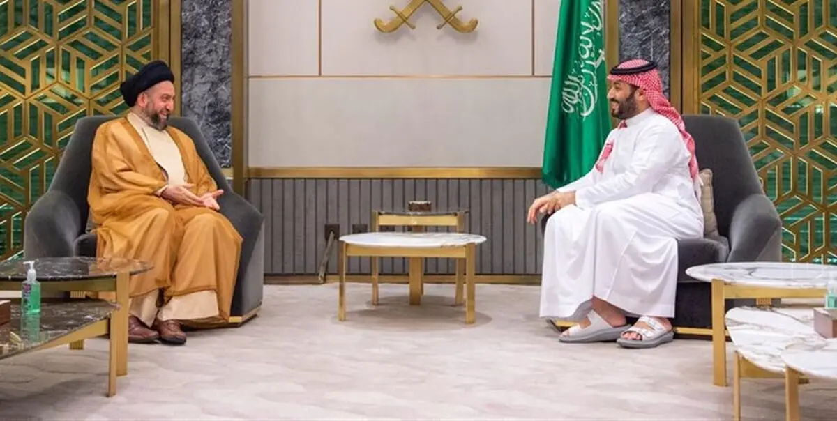 دیدار سید عمار الحکیم و بن سلمان در جده