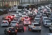 ترافیک سنگین در مسیر جنوب به شمال نواب و خیابان آزادی

