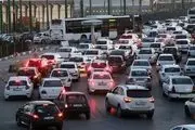 ترافیک سنگین در مسیر جنوب به شمال نواب و خیابان آزادی
