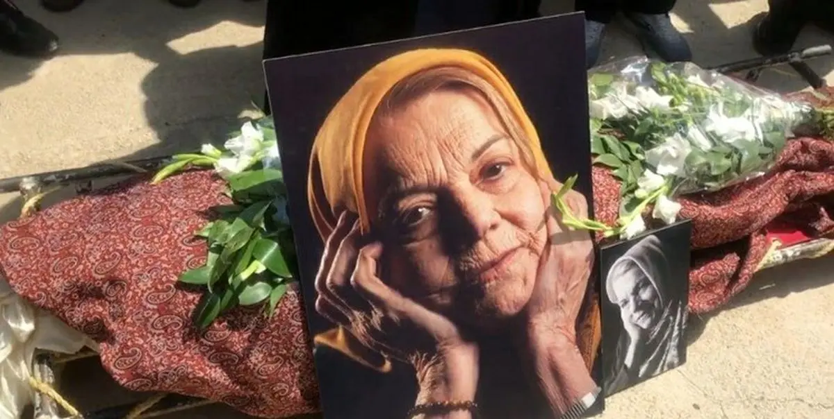 تصاویری از خاکسپاری هنرمند عزیز کشوران