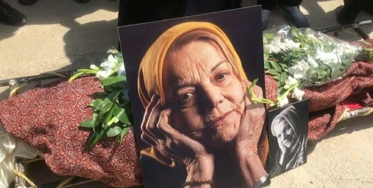 تصاویری از خاکسپاری هنرمند عزیز کشوران