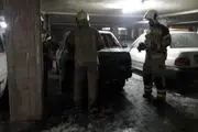 آتش سوزی خودرو در شهرری