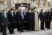 مراسم تجدید میثاق اعضای هیات دولت با آرمانهای امام خمینی (ره)/گزارش تصویری