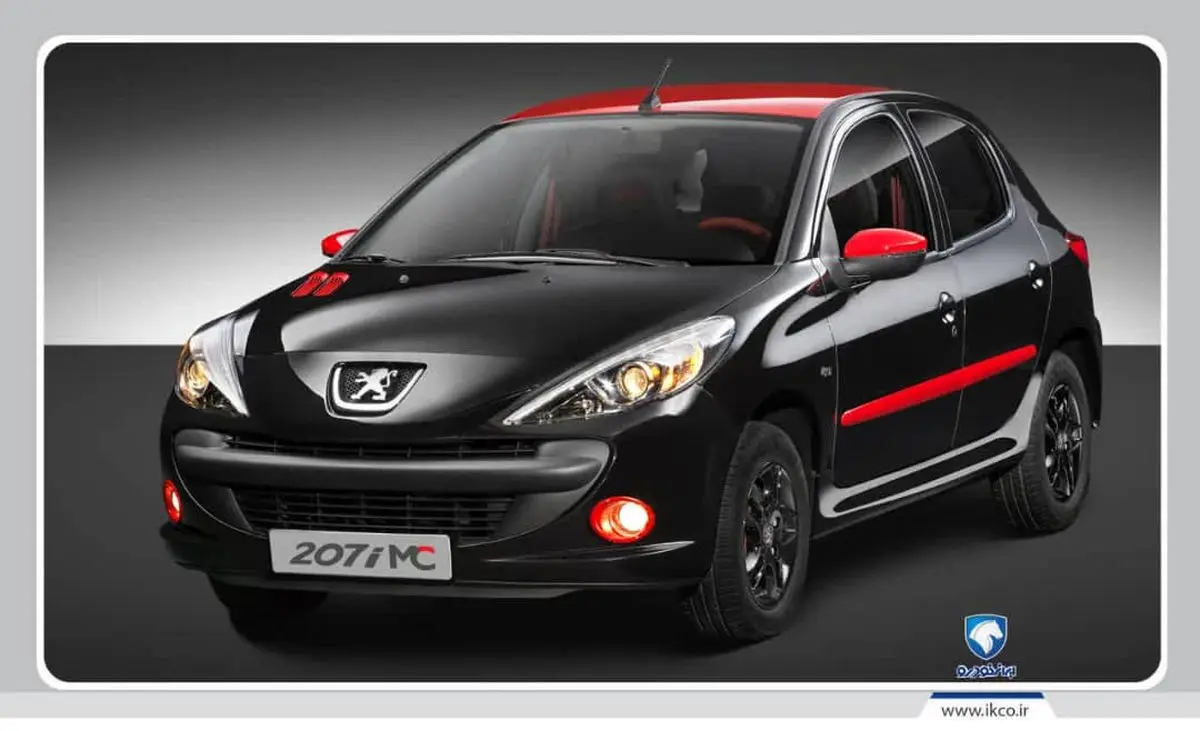  ۲۰۷ هاچ‌بک دو رنگ به خط تولید رسید 