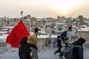 پیاده روی از مسیر وادی السلام به کربلا/ گزارش تصویری