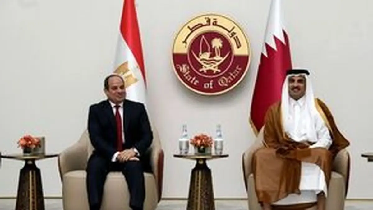 مخالفت السیسی و امیر قطر با کوچ اجباری فلسطینیها