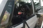 برخورد ۴ خودرو در بزرگراه سعیدی