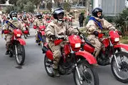 رژه موتورسواران در  جشن انقلاب/گزارش تصویری