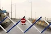 محور هراز مسدود شد