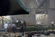 فروریختن یک ساختمان در جاکارتا/ فیلم