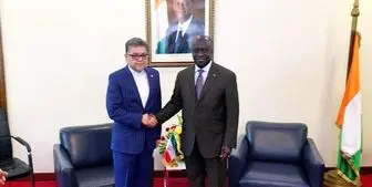 سفیر جدید ایران رونوشت استوارنامه خود را تقدیم وزیر خارجه ساحل عاج کرد