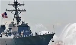 رویارویی ناو آمریکایی با قایق تندرو سپاه