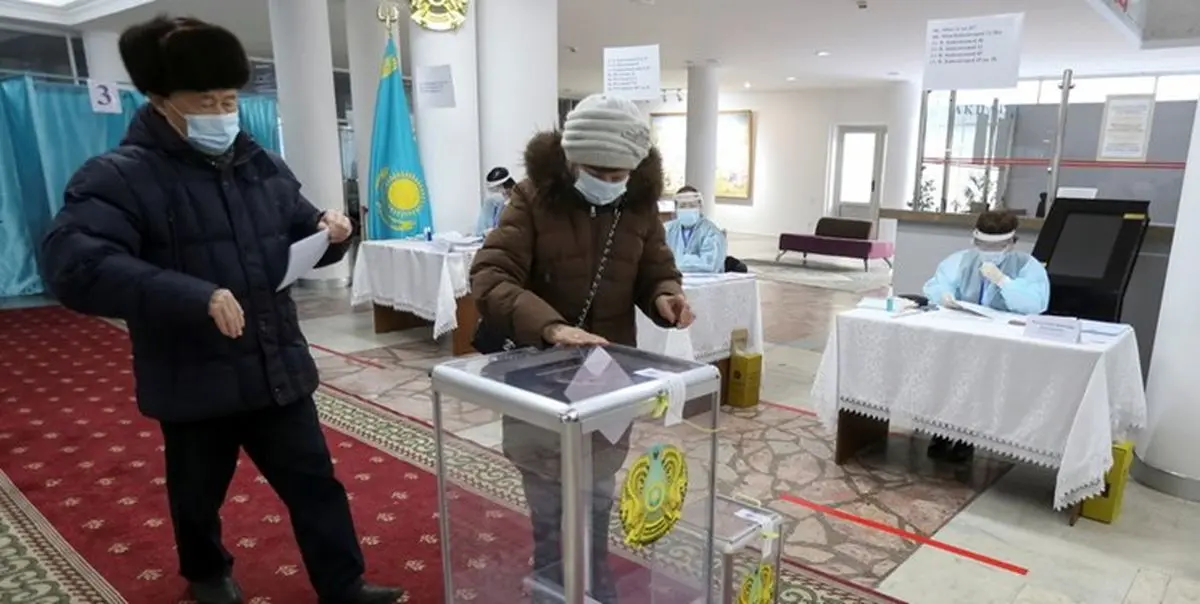 پایان انتخابات پارلمانی قزاقستان