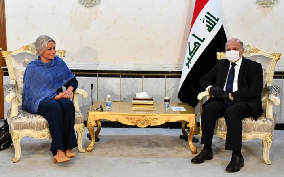 دیدار وزیر خارجه عراق با رئیس هیئت نمایندگی سازمان ملل