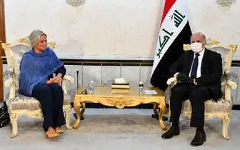 دیدار وزیر خارجه عراق با رئیس هیئت نمایندگی سازمان ملل 


