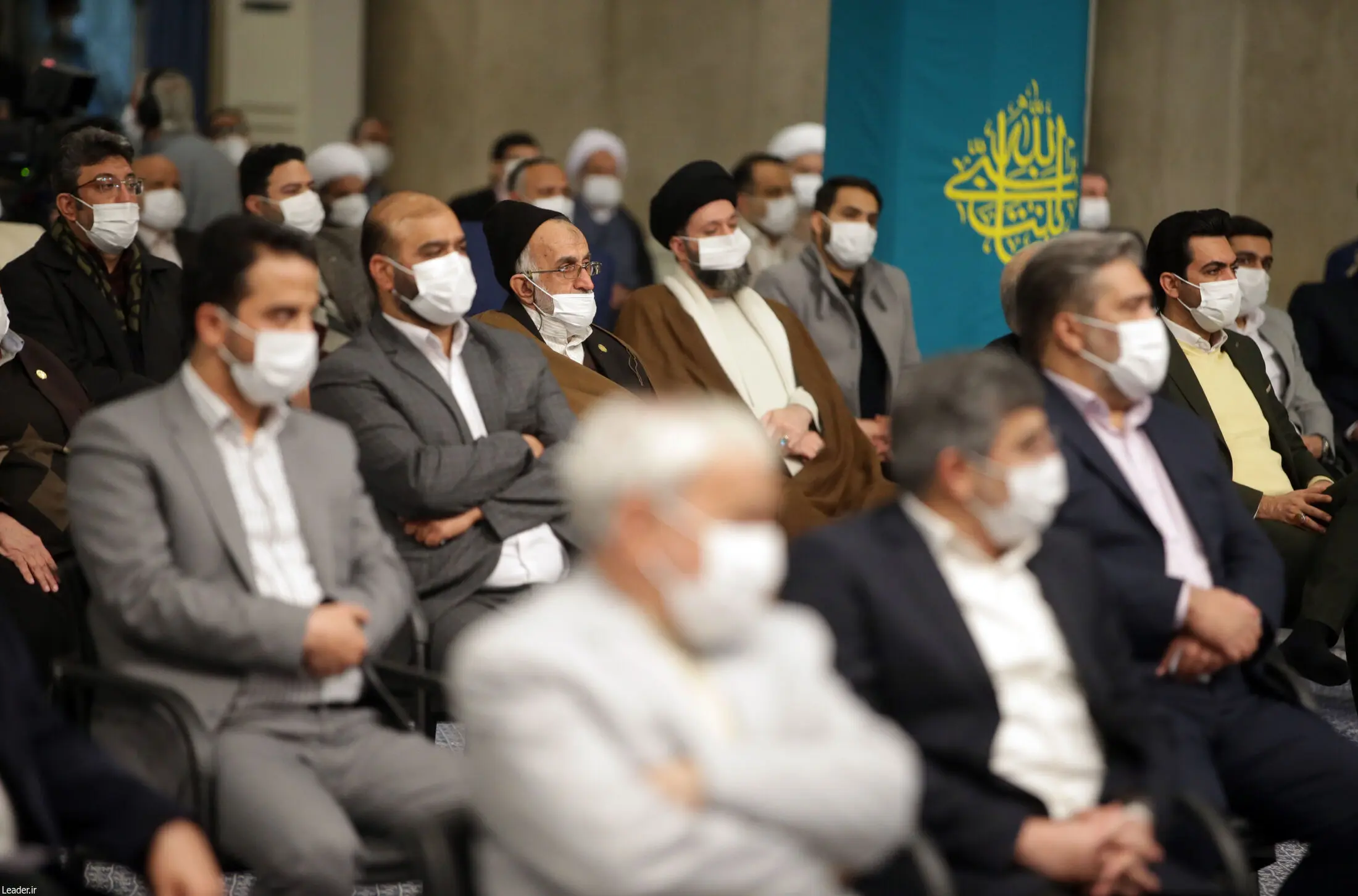 دیدار جمعی از مداحان اهل‌بیت علیهم‌السلام با رهبر انقلاب اسلامی/گزارش تصویری