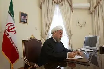 روحانی انتخاب رئیس جمهور جدید عراق را تبریک گفت