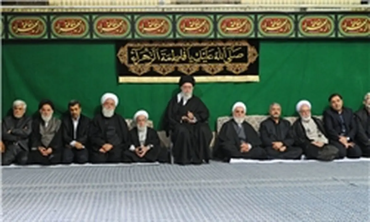مراسم عزاداری شام شهادت حضرت فاطمه زهرا سلام‌الله علیها برگزار شد