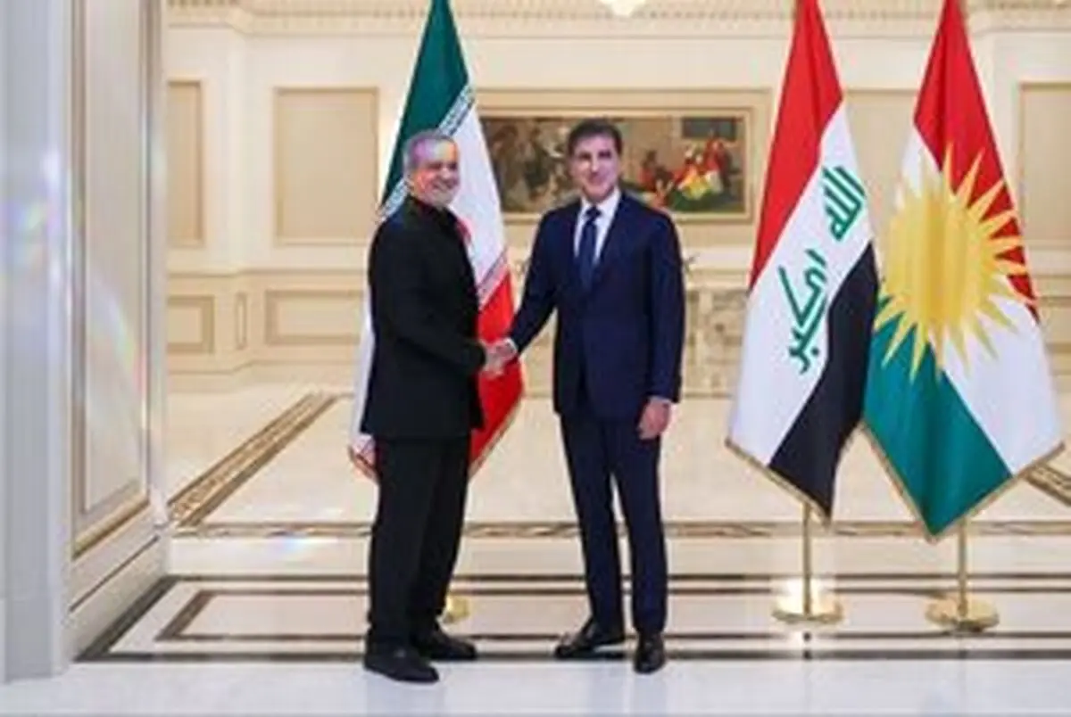 
پزشکیان با نیچروان بارزانی دیدار کرد

