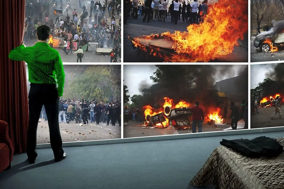 هنرمندانی که روبندهایی به رنگ سبز دروغین را رو کردند!