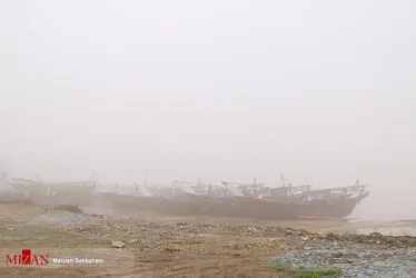 بندر مه آلود