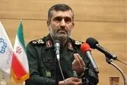 روایت سردار سپاه از تَشر موشکی آمریکا به ایران!
